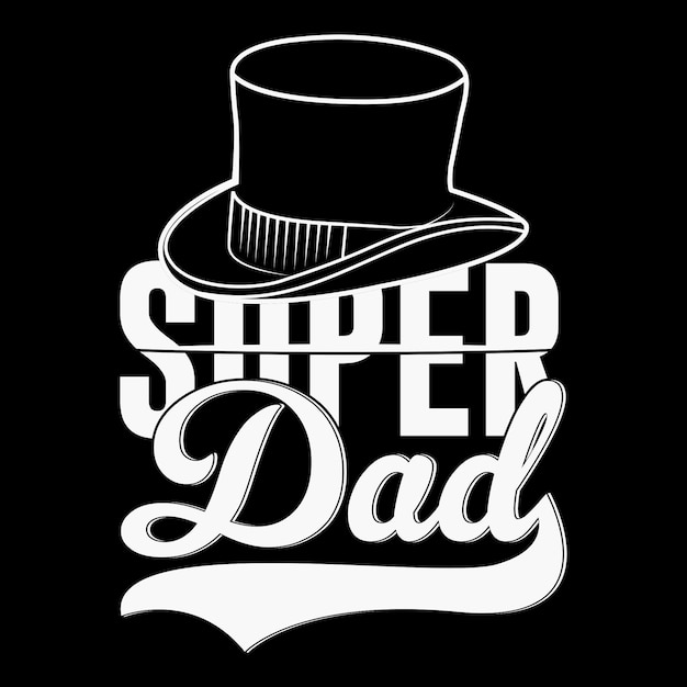 Dad Typography T-shirt Design