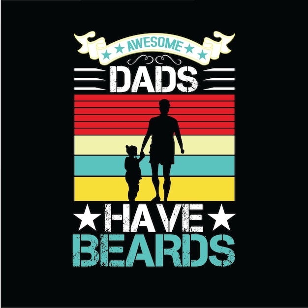 Dad vector t shirt design