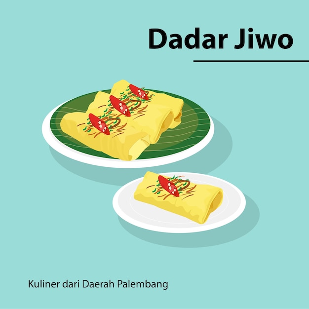 Vector dadar jiwo