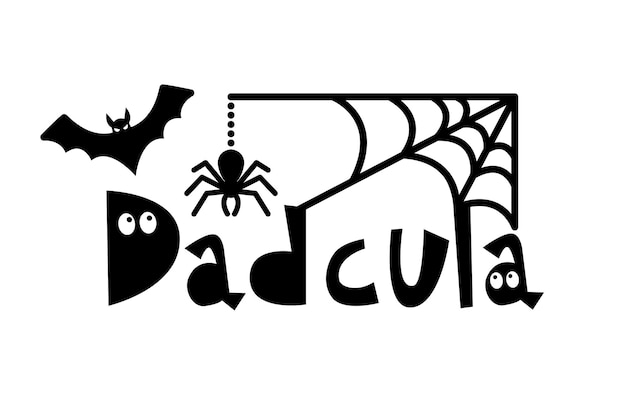 Dadcula Halloween T-shirtontwerp eng T-shirtontwerp