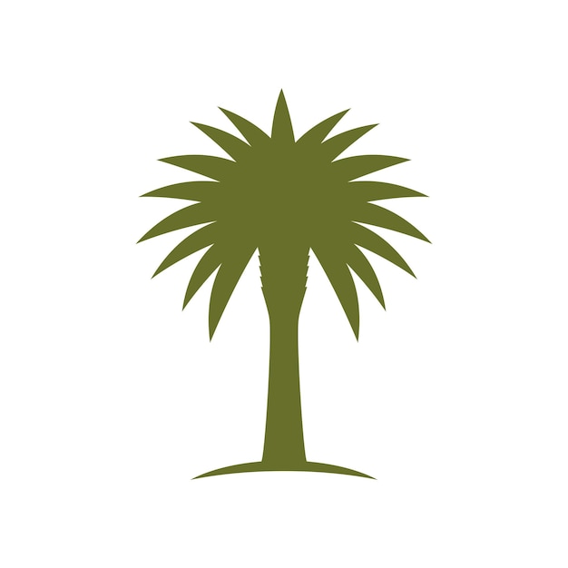 Vector dadelboom palm logo