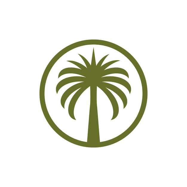 Dadelboom palm logo