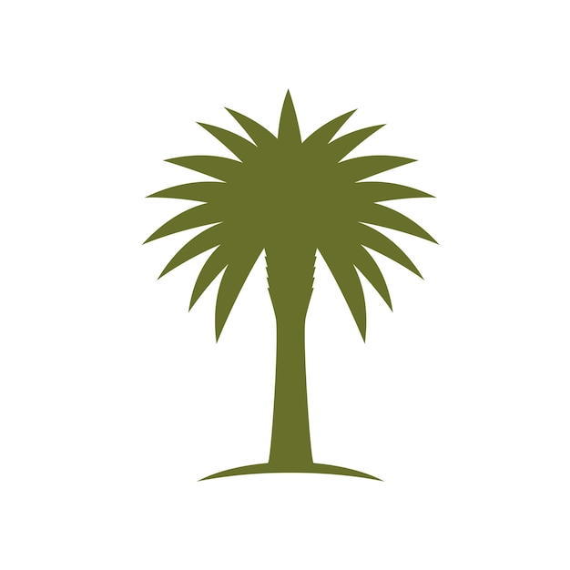 Vector dadelboom palm logo