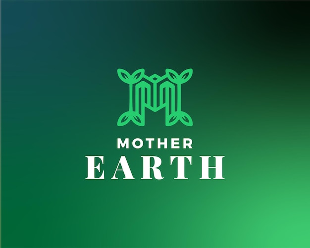 Dag van de aarde 22 april tekst vectorillustratie Earth Day Logo Design