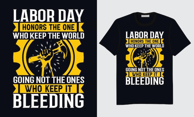 Dag van de Arbeid T-shirt Design, Happy Labor Day T-shirt Design, Internationale Dag van de Arbeid T-shirt Design.
