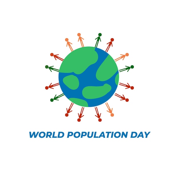 Dag van de wereldbevolking een ontwerp