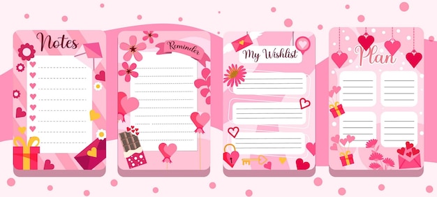 Dagboek Sjablonen Valentijn Pagina