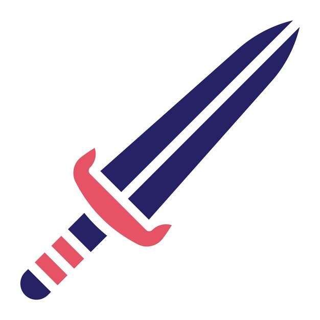 ドバイのイコンセットのダガーベクトルアイコンのイラスト