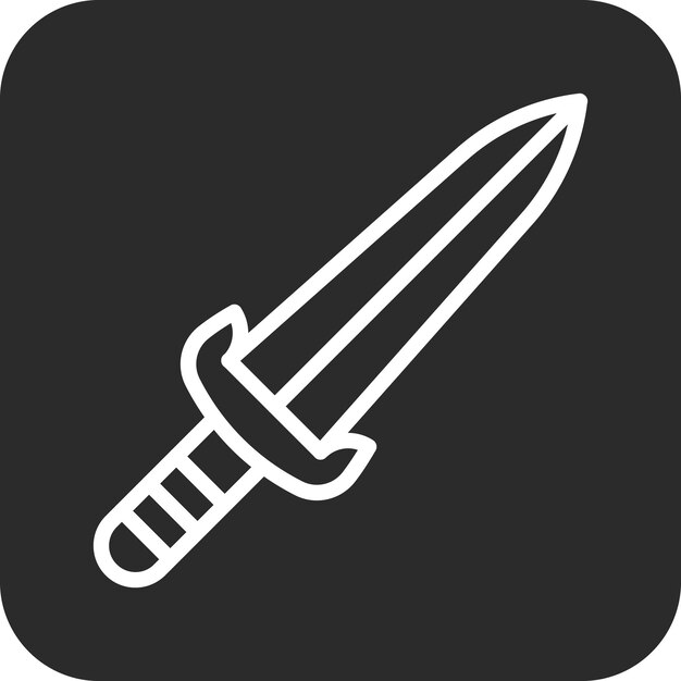 Dagger vector icoon illustratie van Dubai icoon set