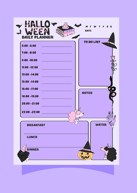 daily planner for journaling and planning