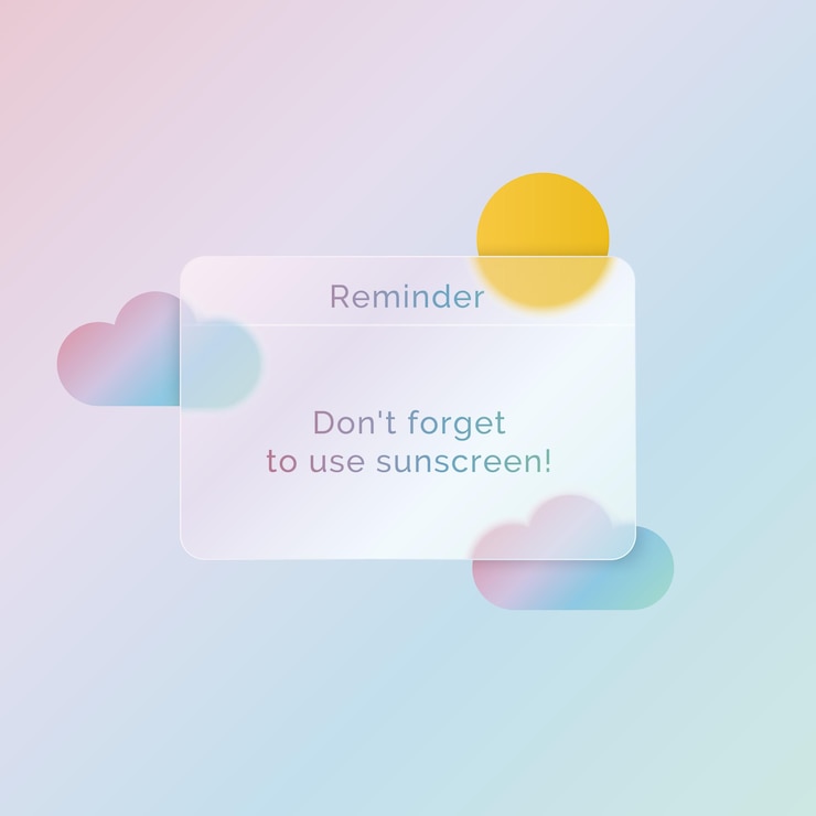 Vector daily reminder post for social network vector illustration