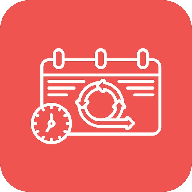 Daily Scrum icon vector image Can be used for Agile