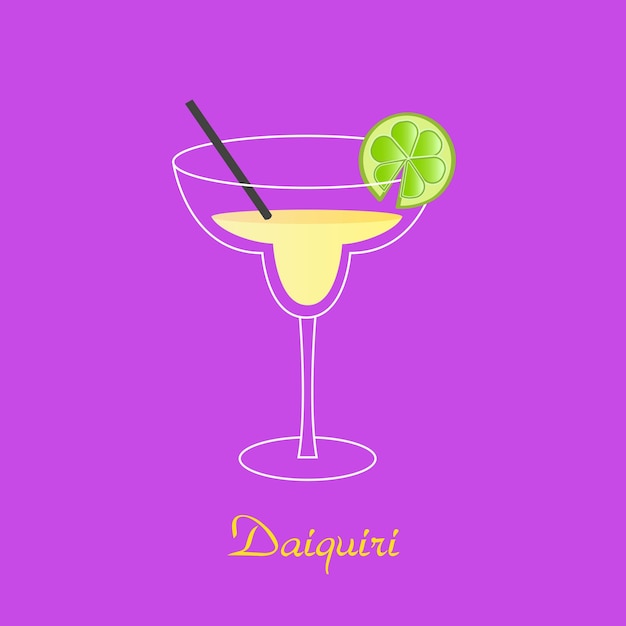 Daiquiri cocktail fresh summer drinks