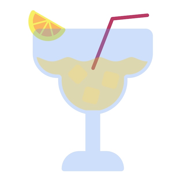 Daiquiri Flat Illustration