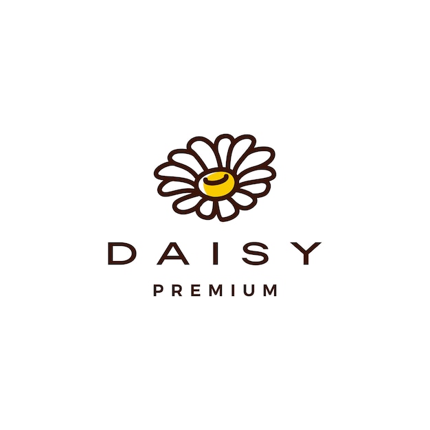 Daisy bloem logo pictogrammalplaatje