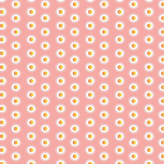 Daisy Flower Pattern Background Digital Paper