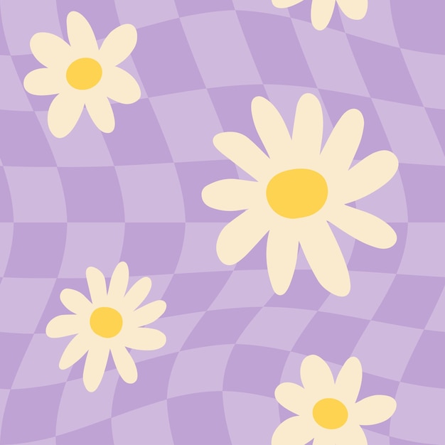 Vector daisy lavender