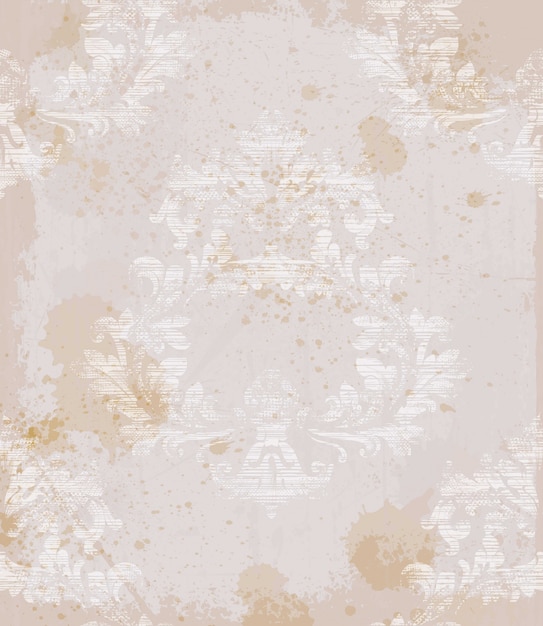 Damask old pattern ornament