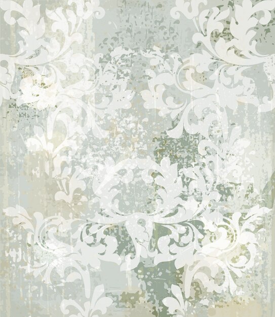 Damask pattern element