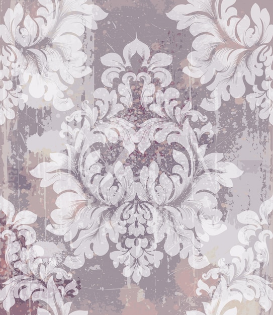 Damask pattern element