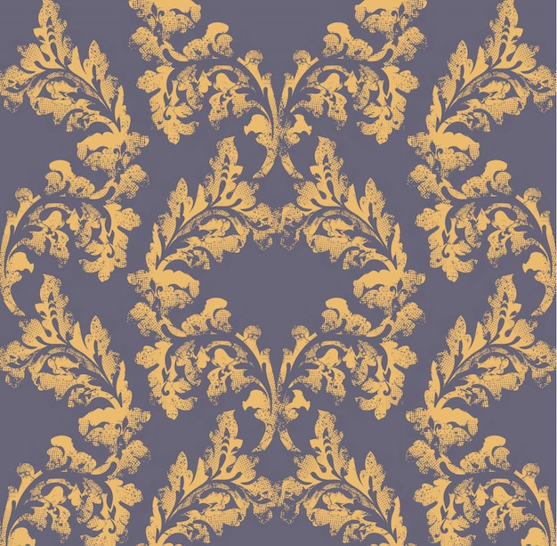 Damask pattern ornament decor