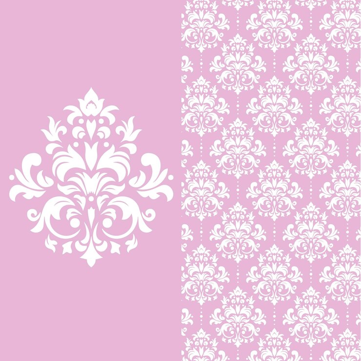 वेक्टर damask pattern