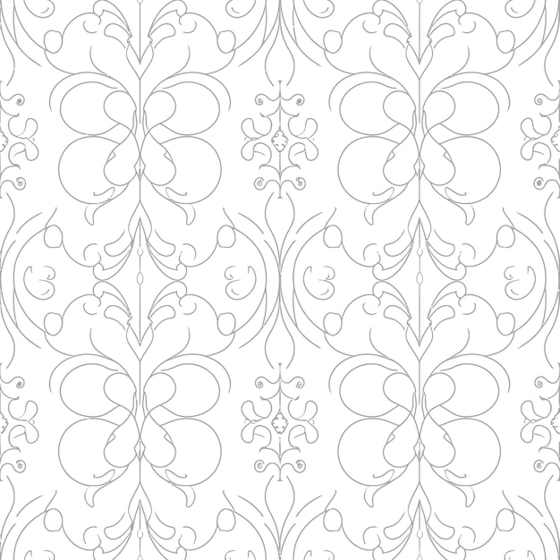 Vector damask pattern