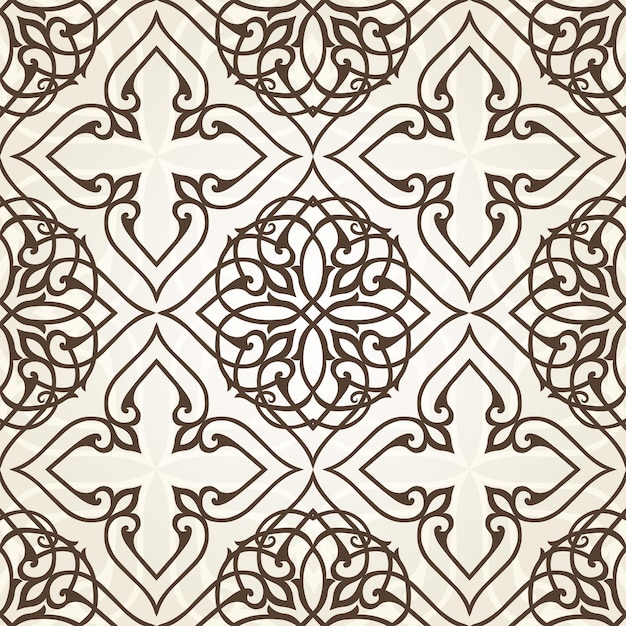 Damask Seamless Ornaments