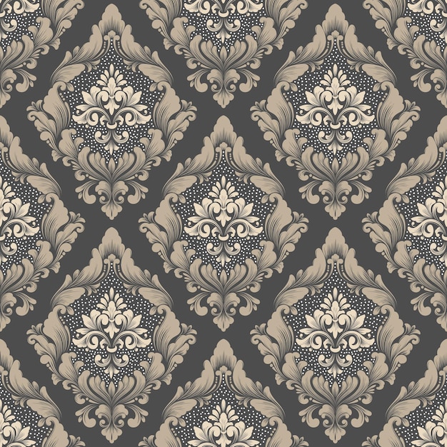 Vector damask seamless pattern b