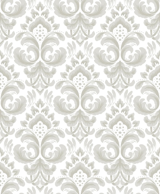 Vector damask seamless pattern element vector classical luxury old fashioned damask ornament royal victorian seamless texture for wallpapers textile wrapping vintage exquisite floral baroque template