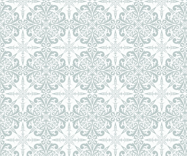 Дамасский бесшовный узор с орнаментом в стиле барокко для обоев, текстильная упаковка, керамическая плитка