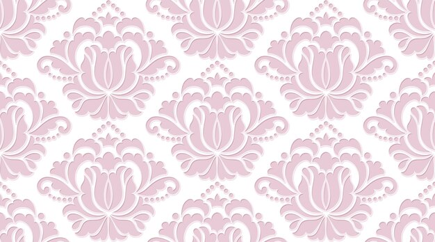 Vector damask seamless pattern