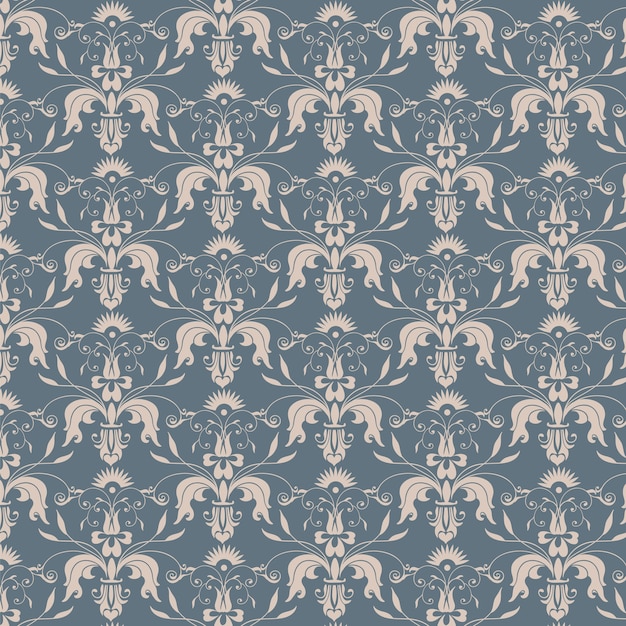 Damask seamless pattern 