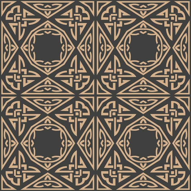 Damasco seamless pattern retrò sfondo aborigena triangel geometria telaio trasversale catena.