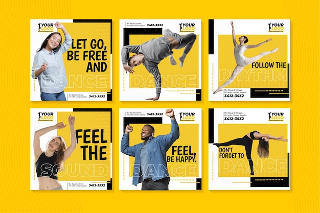 dancing instagram posts