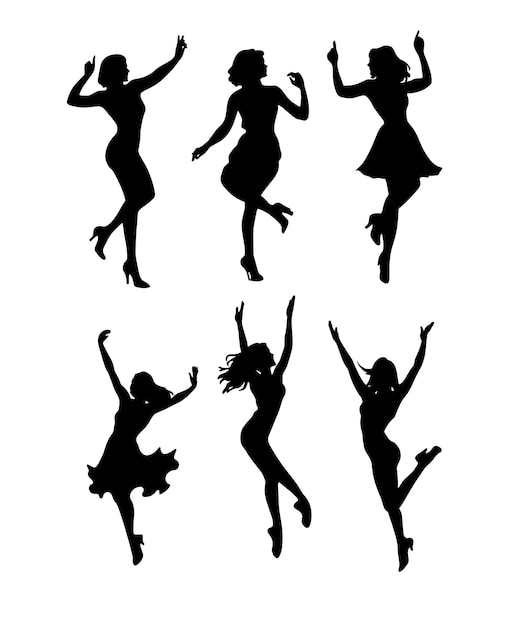 dancing Silhouettes vectors