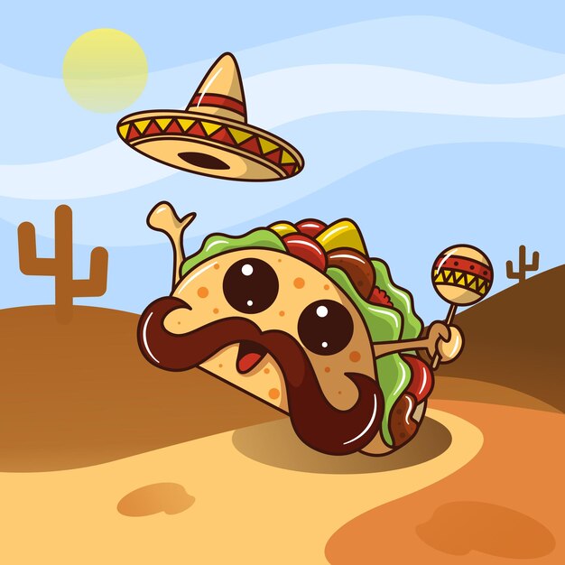 Dancing Tacos Background