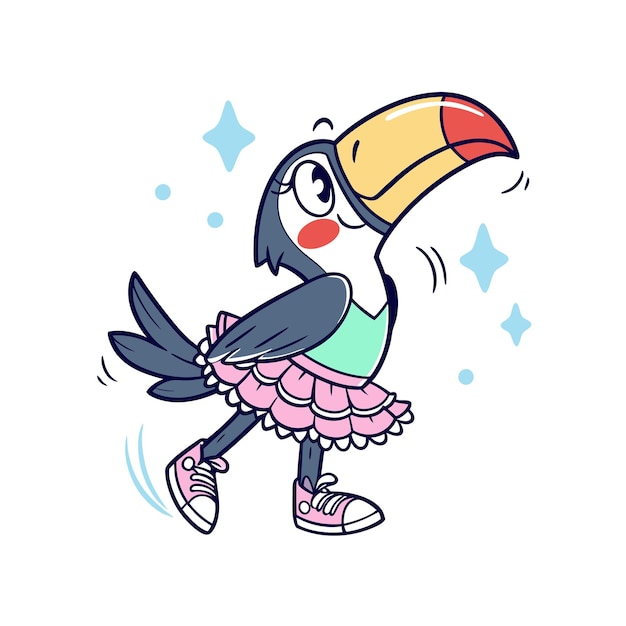Dancing Toucan Ballerina