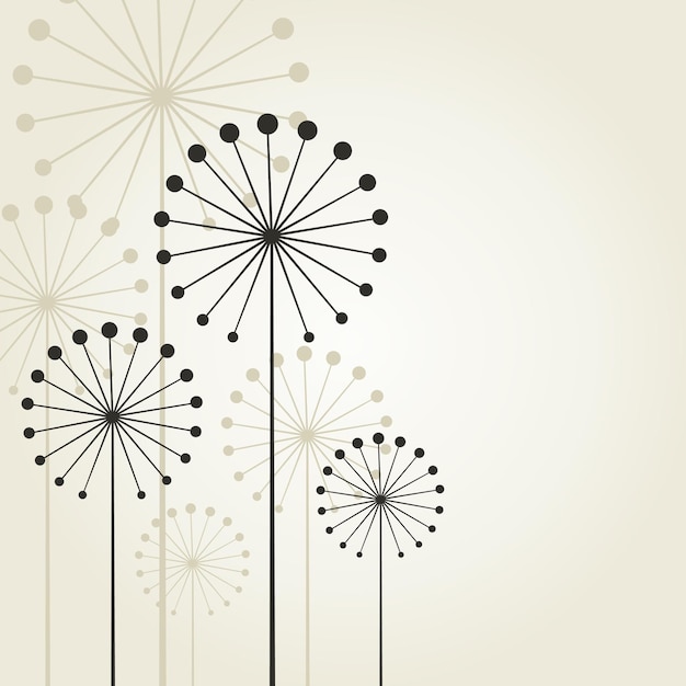 Vector dandelion8