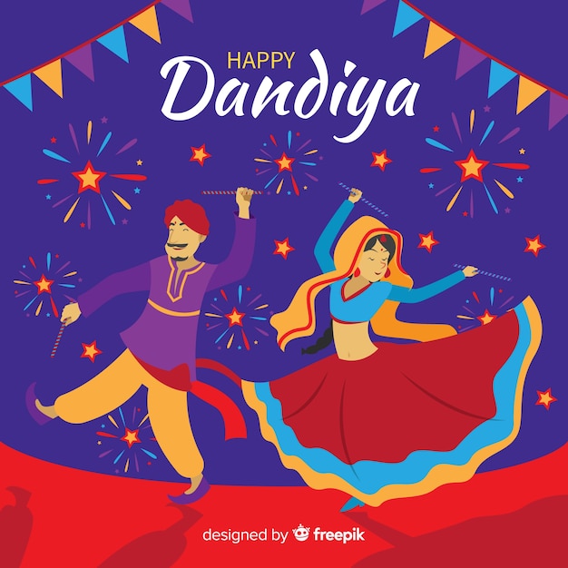 Dandiya-dansers