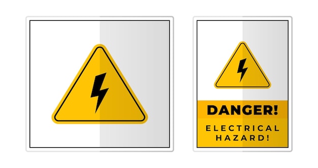 Electrical hazard sale symbol