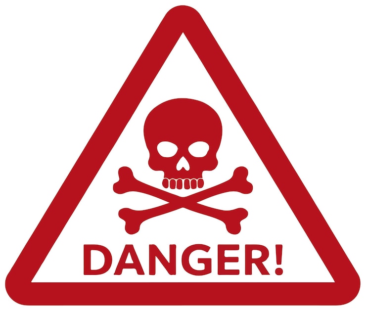 Vector danger icon vactor