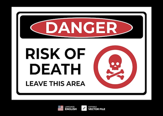 Danger Plate Risk of Death