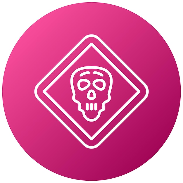 Vector danger sign icon style
