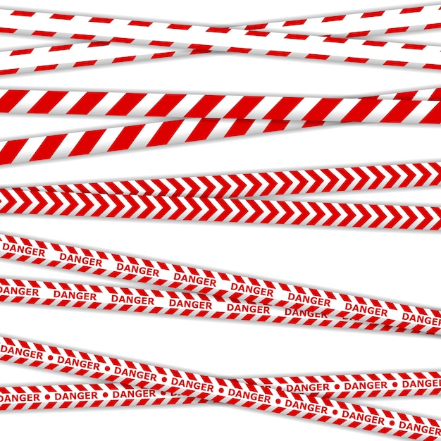 danger tapes. warning tapes. police line and do not cross. barricade tape.