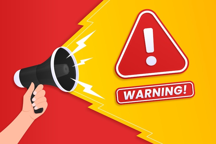 Vector danger warning alert very important pop up sign banner concept