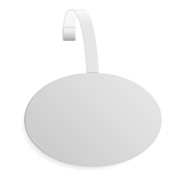 Dangler. Winkelverkoop wobbler. Kunststof punt