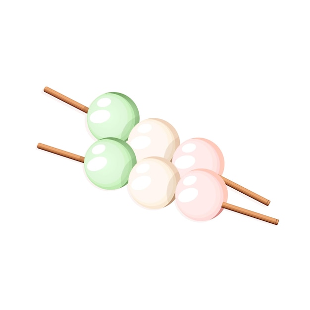 Vector dango asianfood poster