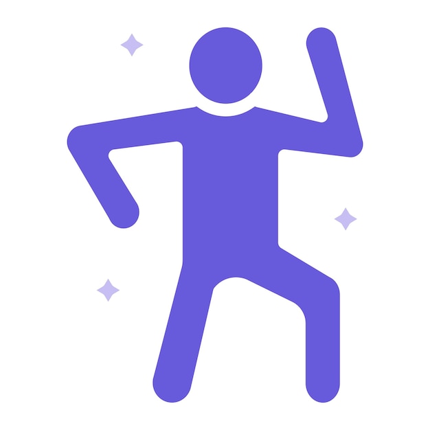Dansende vectorillustratie