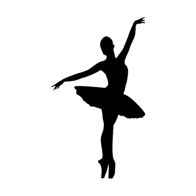 Danser vector silhouet